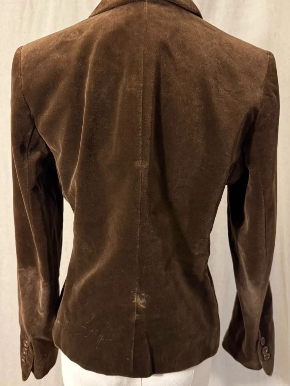 Vintage Sasson Paris New York brown velvet blazer 🤎